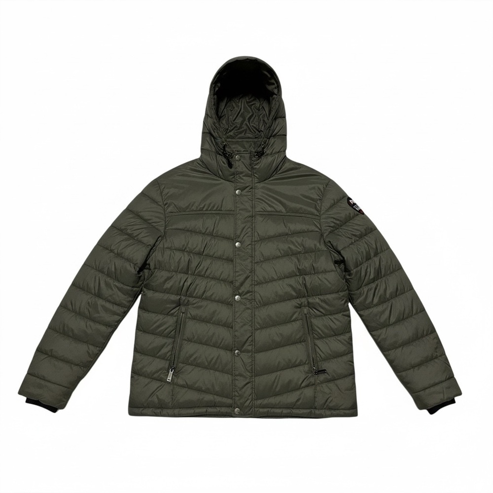 Pajar Women's Olive Hooded Puffer Jacket - Picture 1 of 11